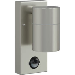 Vidaxl - Applique murale extérieure avec détecteur argent en inox IP44