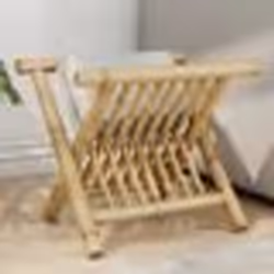 vidaXL Porte-revue 42x30,5x34,5 cm bambou