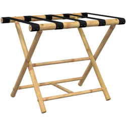 Porte-bagages pliant 62x42x50,5 cm bambou Vidaxl