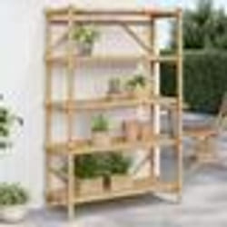 vidaXL Étagère à 5 niveaux 100x40x150 cm bambou