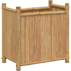 Vidaxl - Jardinière 50x30x50 cm bambou