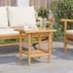 vidaXL Table basse 45x45x45 cm bambou