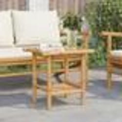 vidaXL Table basse 45x45x45 cm bambou