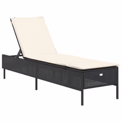 VidaXL 3261587 chaise d'extérieur Terrace Siège rembourré Polyuréthane, Acier Crème, Blanc - Vue supplémentaire 4