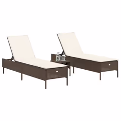 VidaXL 3261588 chaise d'extérieur Terrace Siège rembourré Polyuréthane, Acier Crème, Blanc