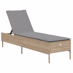 VidaXL 3261590 chaise d'extérieur Terrace Siège rembourré Polyuréthane, Acier Gris - Vue supplémentaire 4