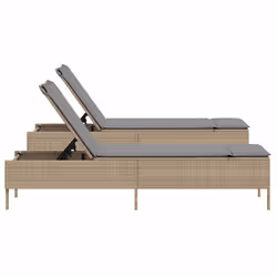VidaXL 3261590 chaise d'extérieur Terrace Siège rembourré Polyuréthane, Acier Gris - Vue supplémentaire 6