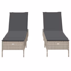 VidaXL 3261592 chaise d'extérieur Terrace Siège rembourré Polyuréthane, Acier Gris - Vue supplémentaire 5