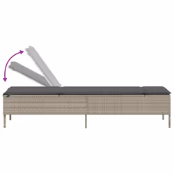 VidaXL 3261592 chaise d'extérieur Terrace Siège rembourré Polyuréthane, Acier Gris - Vue supplémentaire 8