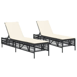 VidaXL 3261596 chaise d'extérieur Terrace Siège rembourré Polyuréthane, Acier Crème, Blanc