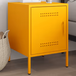 VidaXL 842916 Table de nuit et table de chevet Jaune