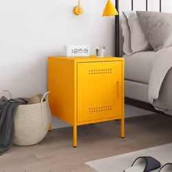 VidaXL 842916 Table de nuit et table de chevet Jaune