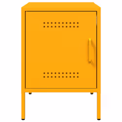 VidaXL 842916 Table de nuit et table de chevet Jaune - Vue supplémentaire 6