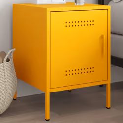 VidaXL 842917 Table de nuit et table de chevet Jaune