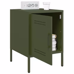 VidaXL 842919 Table de nuit et table de chevet Olive - Vue supplémentaire 5