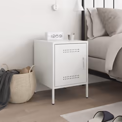 VidaXL 842920 Table de nuit et table de chevet Blanc