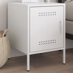 VidaXL 842921 Table de nuit et table de chevet Blanc