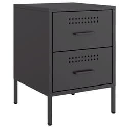 VidaXL 842922 Table de nuit et table de chevet Noir