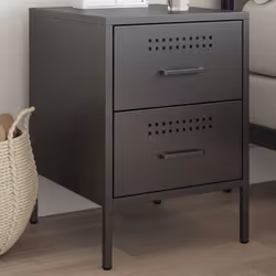 VidaXL 842922 Table de nuit et table de chevet Noir