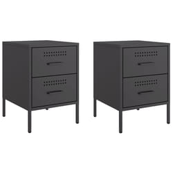 VidaXL 842923 Table de nuit et table de chevet Noir
