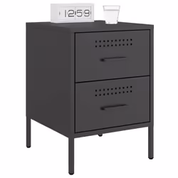 VidaXL 842923 Table de nuit et table de chevet Noir
