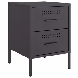 VidaXL 842923 Table de nuit et table de chevet Noir - Vue supplémentaire 5