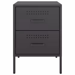 VidaXL 842923 Table de nuit et table de chevet Noir - Vue supplémentaire 6