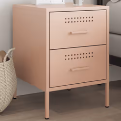VidaXL 842924 Table de nuit et table de chevet Rose