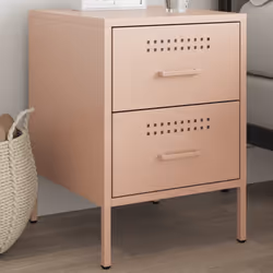 VidaXL 842925 Table de nuit et table de chevet Rose