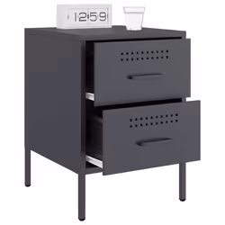 VidaXL 842926 Table de nuit et table de chevet Anthracite - Vue supplémentaire 5
