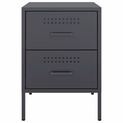 VidaXL 842926 Table de nuit et table de chevet Anthracite - Vue supplémentaire 6