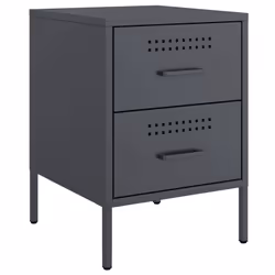 VidaXL 842927, Anthracite, Acier, 360 mm, 390 mm, 505 mm, 2 pièce(s)