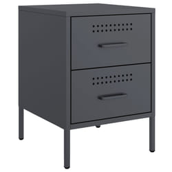 VidaXL 842927 Table de nuit et table de chevet Anthracite