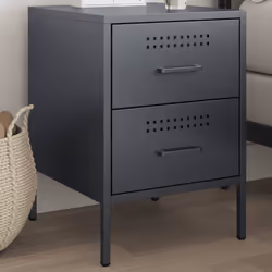 VidaXL 842927 Table de nuit et table de chevet Anthracite