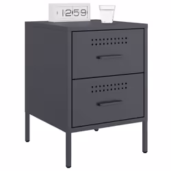 VidaXL 842927 Table de nuit et table de chevet Anthracite - Vue supplémentaire 4