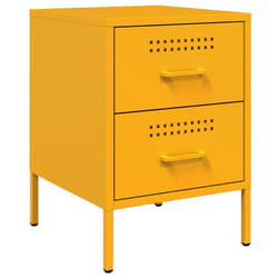 VidaXL 842928 Table de nuit et table de chevet Jaune