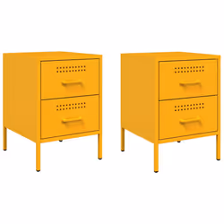 VidaXL 842929, Jaune, Acier, 360 mm, 390 mm, 505 mm, 2 pièce(s)