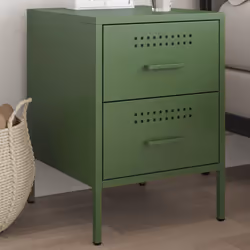 VidaXL 842930 Table de nuit et table de chevet Olive