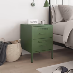 VidaXL 842930 Table de nuit et table de chevet Olive