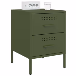 VidaXL 842930 Table de nuit et table de chevet Olive - Vue supplémentaire 4