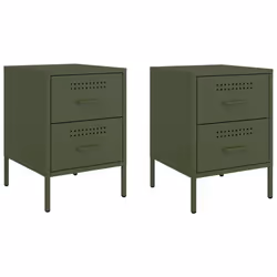 VidaXL 842931, Olive, Acier, 360 mm, 390 mm, 505 mm, 2 pièce(s)