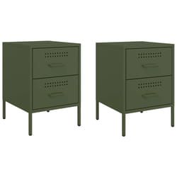 VidaXL 842931 Table de nuit et table de chevet Olive