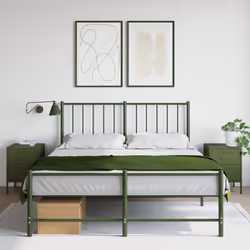VidaXL 842931 Table de nuit et table de chevet Olive