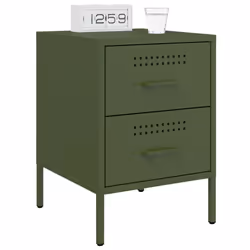 VidaXL 842931 Table de nuit et table de chevet Olive