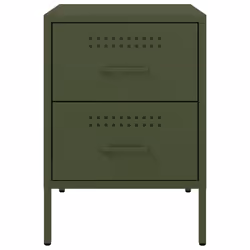 VidaXL 842931 Table de nuit et table de chevet Olive - Vue supplémentaire 6