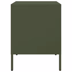 VidaXL 842931 Table de nuit et table de chevet Olive - Vue supplémentaire 7