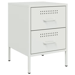 VidaXL 842932 Table de nuit et table de chevet Blanc