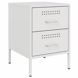 VidaXL 842933, Blanc, Acier, 360 mm, 390 mm, 505 mm, 2 pièce(s)