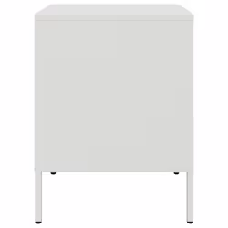 VidaXL 842933 Table de nuit et table de chevet Blanc - Vue supplémentaire 7