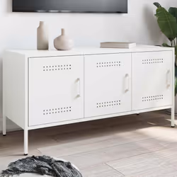Ce meuble TV de style industriel constitue un supplément intemporel à votre salon ou à votre chambre à coucher. Cadre robuste ...